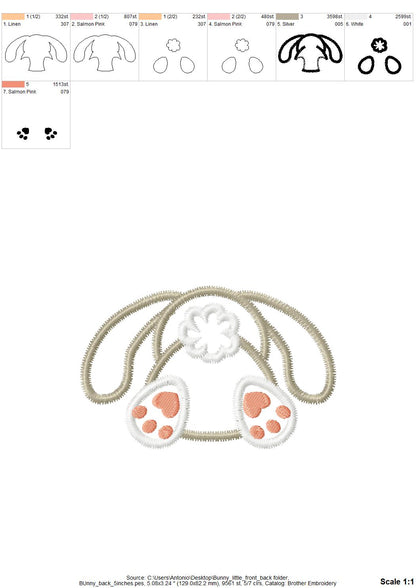 Little Bunny front and back