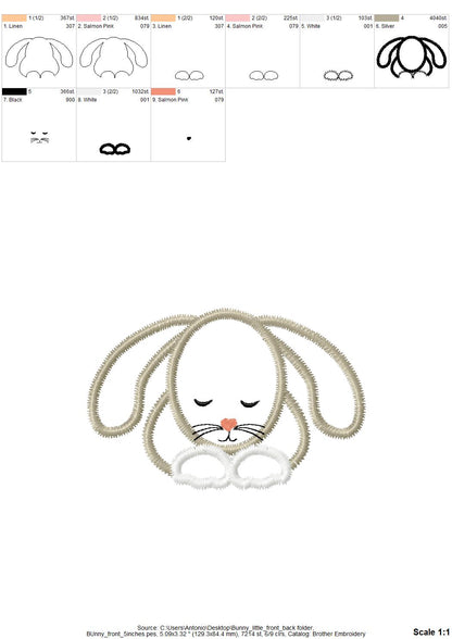 Little Bunny front and back