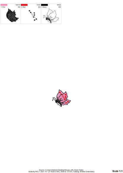 Little Mouse with a Flower