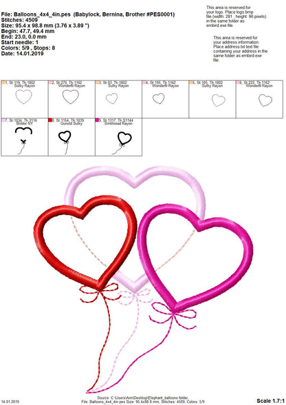 Valentine Elephant with Heart Balloon