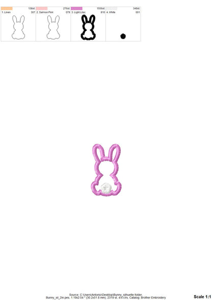 Easter Bunny Applique