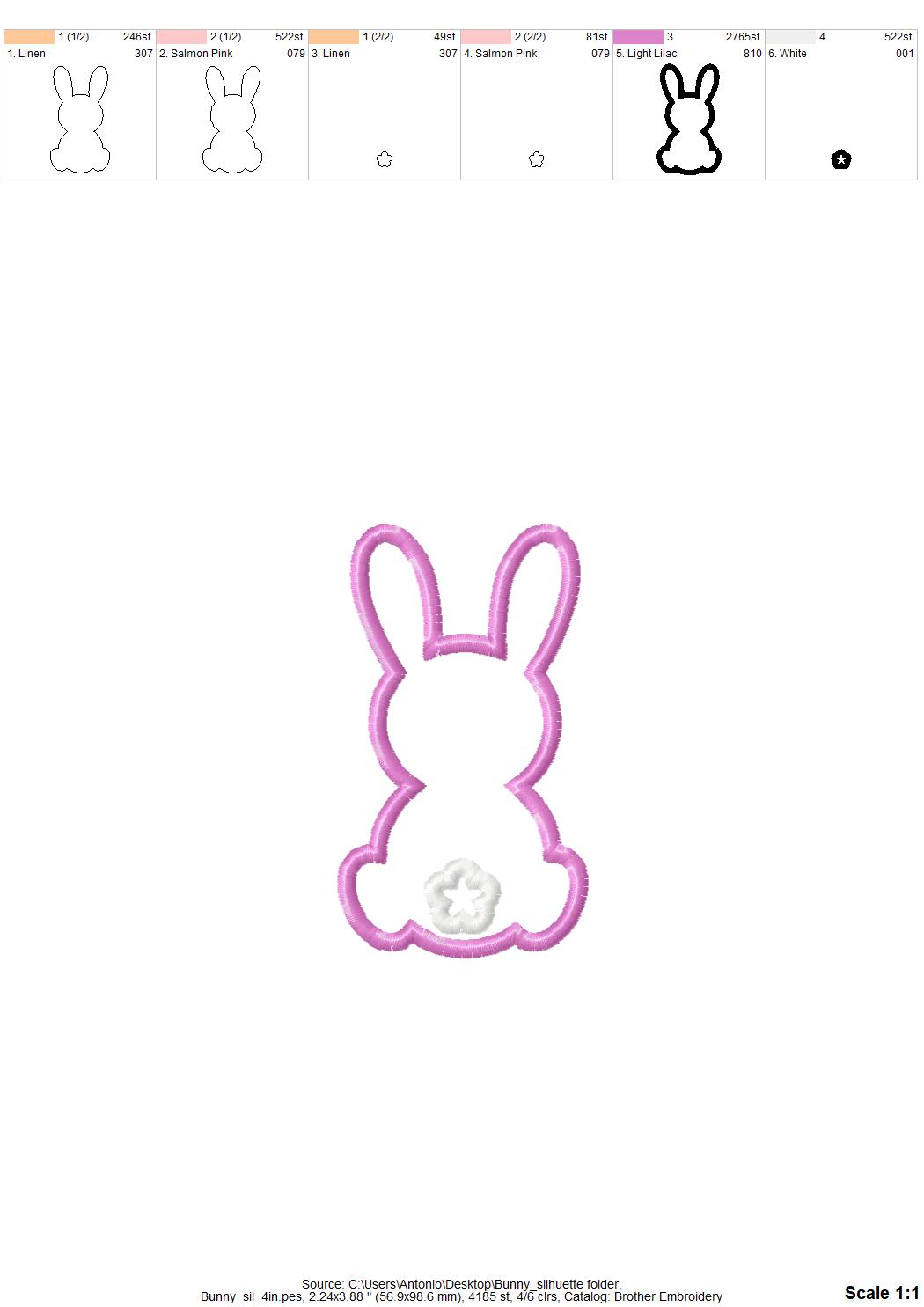 Easter Bunny Applique