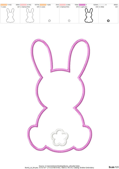 Easter Bunny Applique