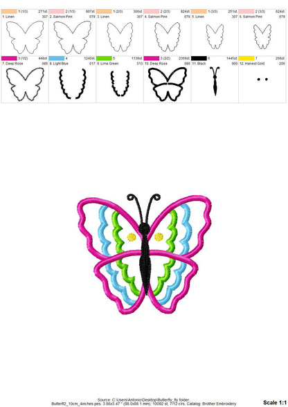 Flying Butterfly Set of 3