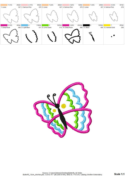 Flying Butterfly Set of 3