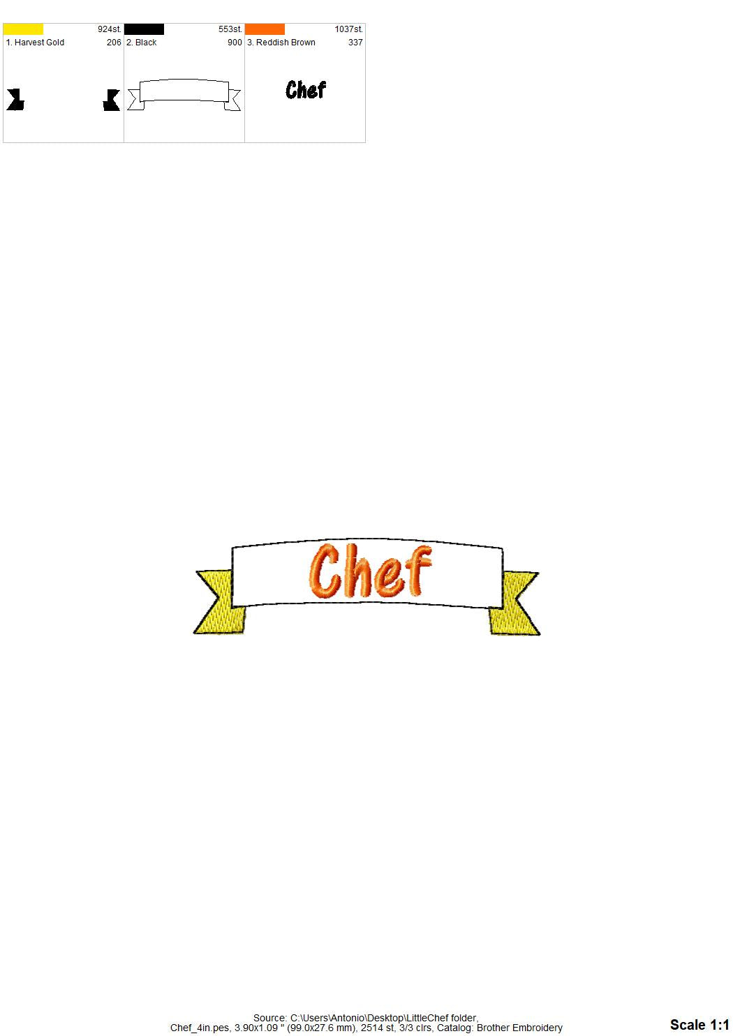 Little Chef Boy and Girl Set