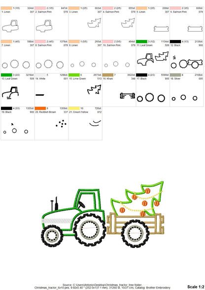 Christmas Tractor