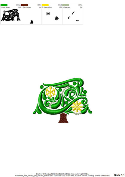 Split Christmas Tree