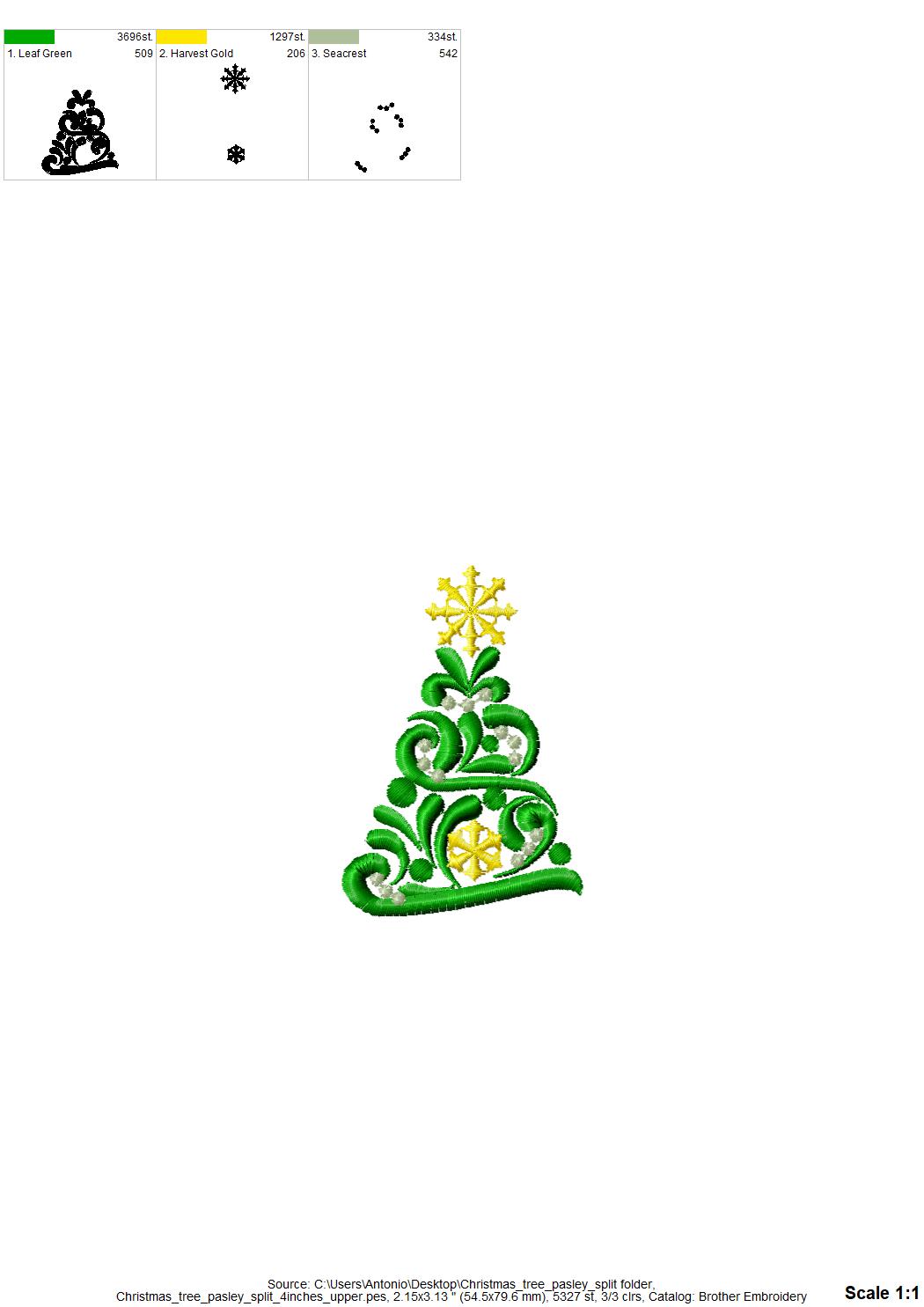 Split Christmas Tree