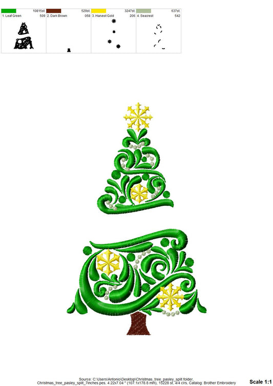 Split Christmas Tree