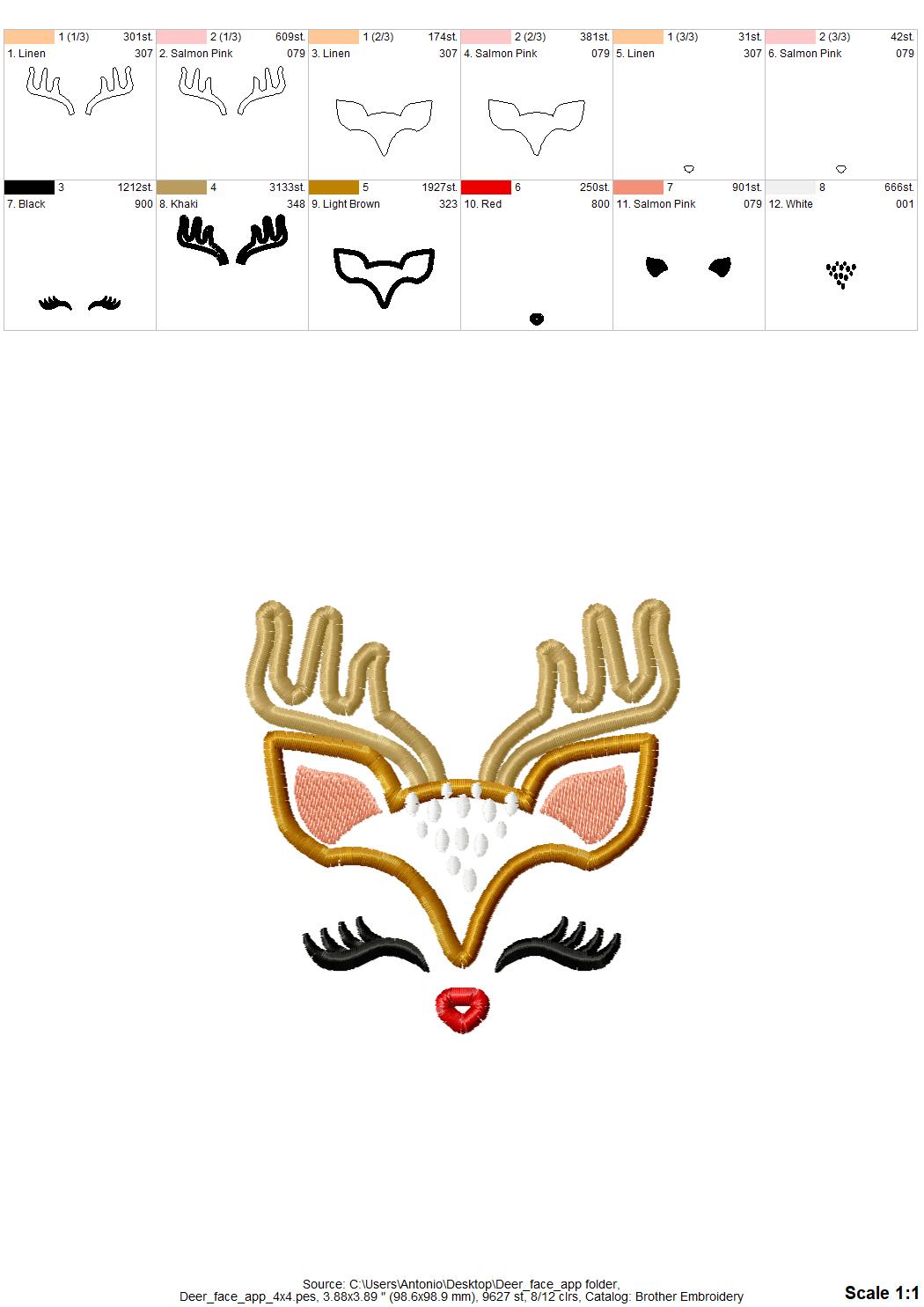 Pretty Eyes Deer Reindeer