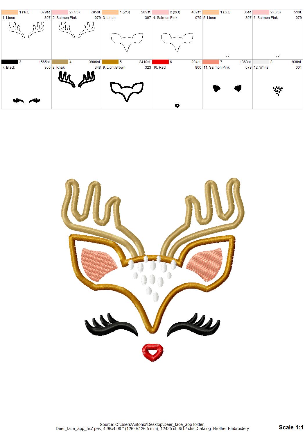 Pretty Eyes Deer Reindeer