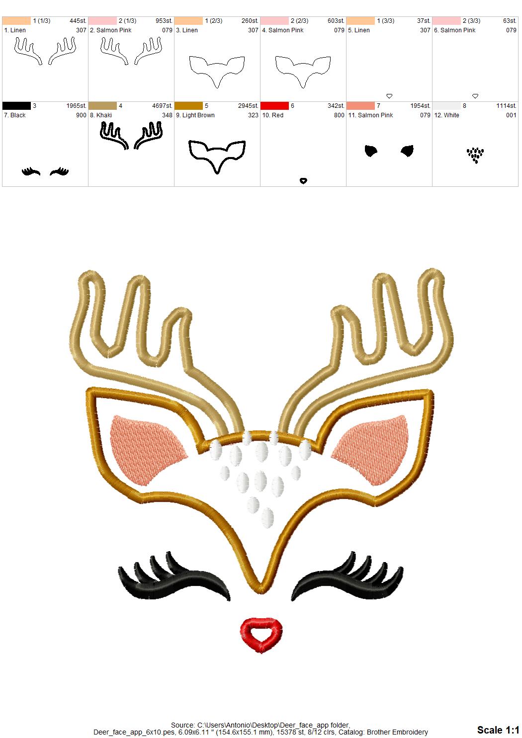 Pretty Eyes Deer Reindeer