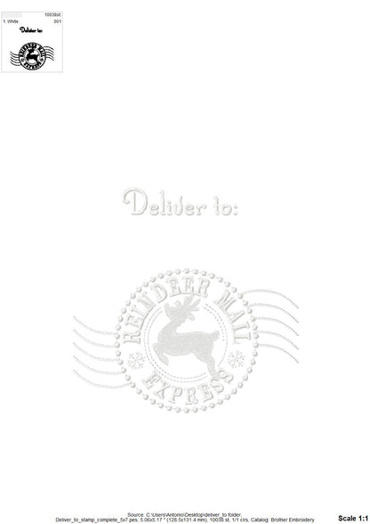 Reindeer Mail Express Set of 3
