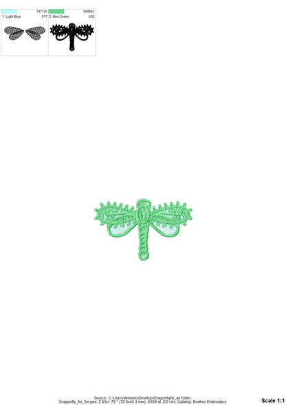 Lace Dragonfly FSL