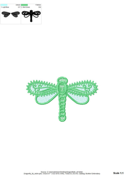 Lace Dragonfly FSL