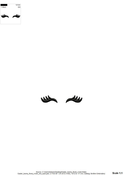 Floral Bunny Pretty Eyes