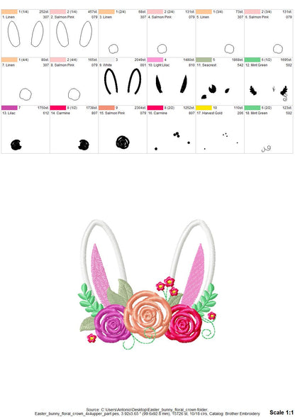 Floral Bunny Pretty Eyes