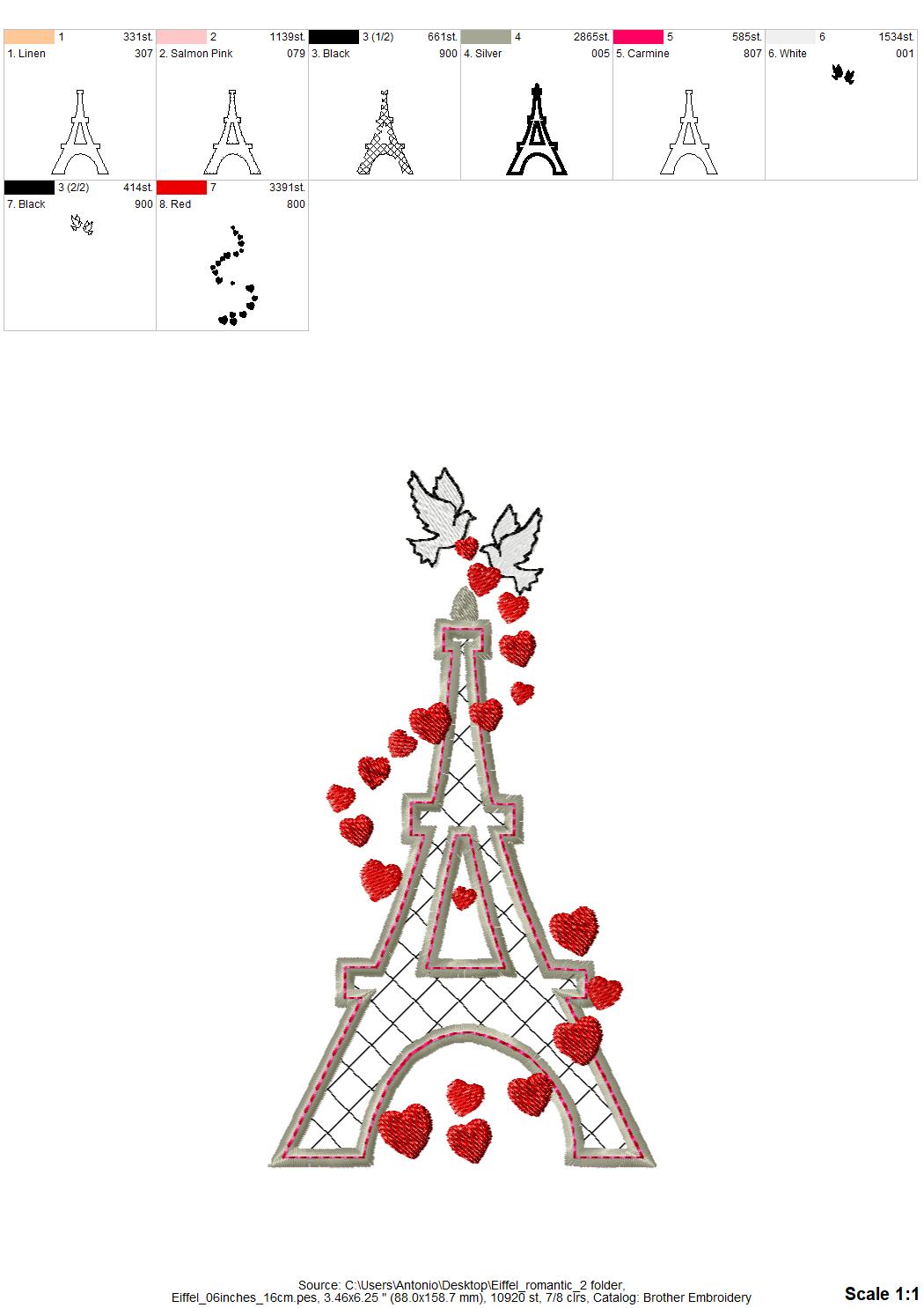 Romantic Eiffel Tower