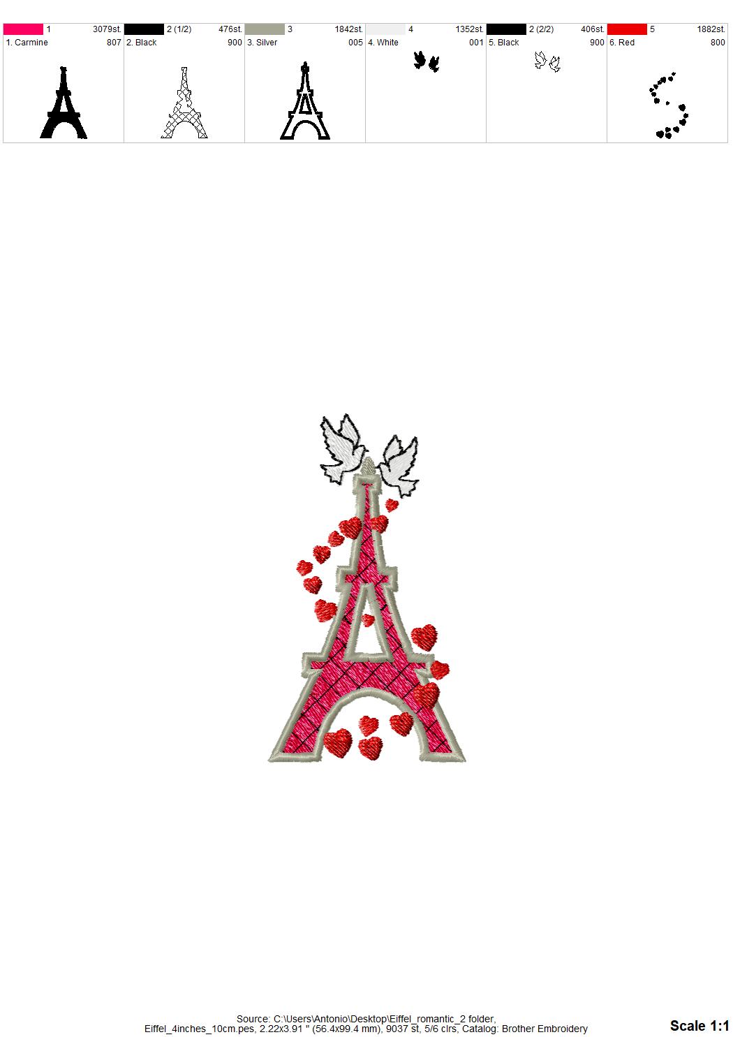 Romantic Eiffel Tower