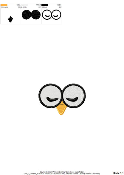Eyes for Your Toy Owl Set of 4