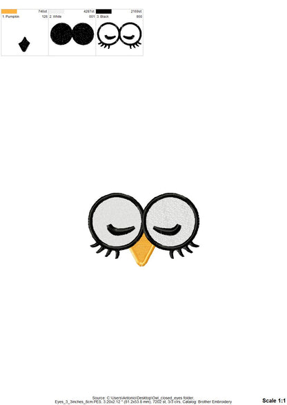 Eyes for Your Toy Owl Set of 4