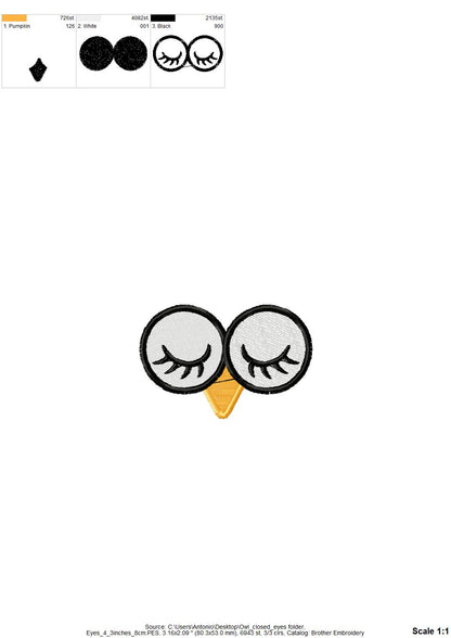Eyes for Your Toy Owl Set of 4