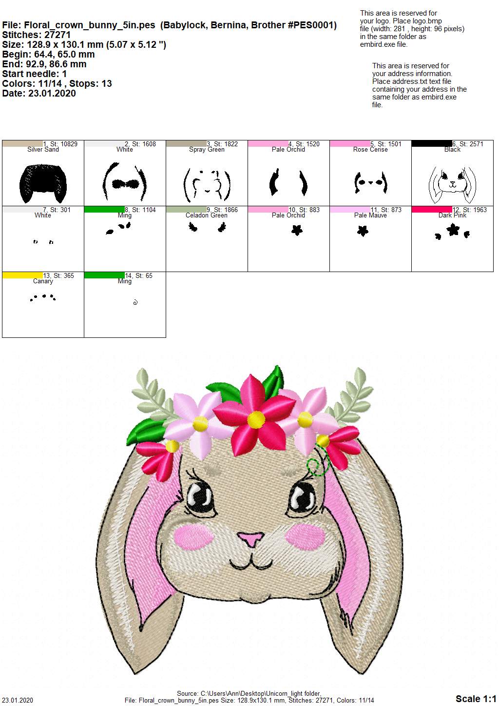 Floral Crown Bunny