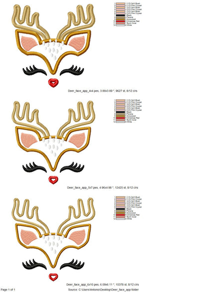 Pretty Eyes Deer Reindeer