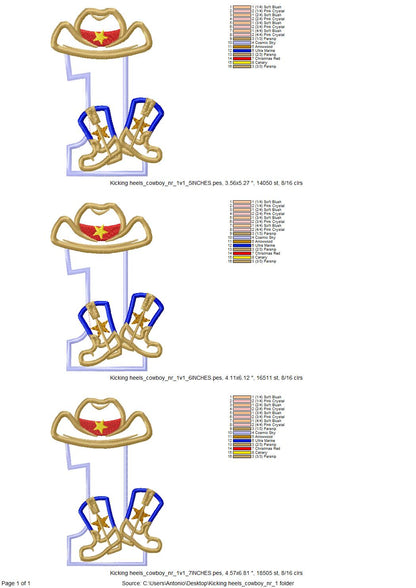 Cowboy Birthday Number ONE 1