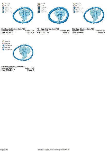 Easter Chick Fill Stitch and Applique