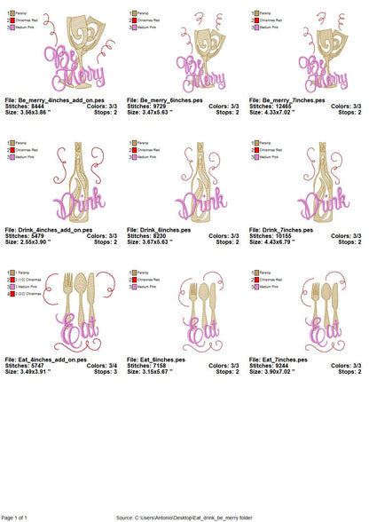 Christmas Wishes Saying Set of 3