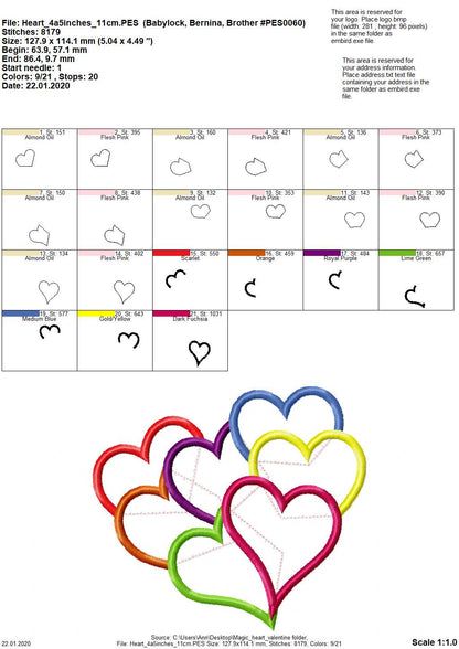 Big Heart Filled with Hearts