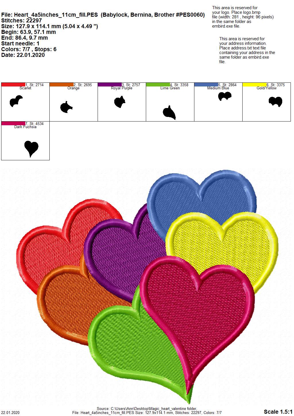 Big Heart Filled with Hearts