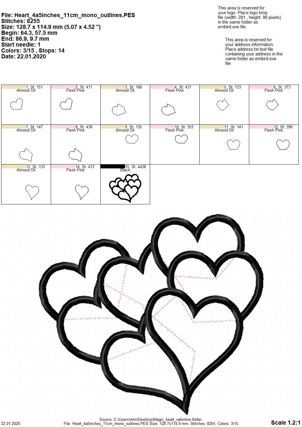 Big Heart Filled with Hearts