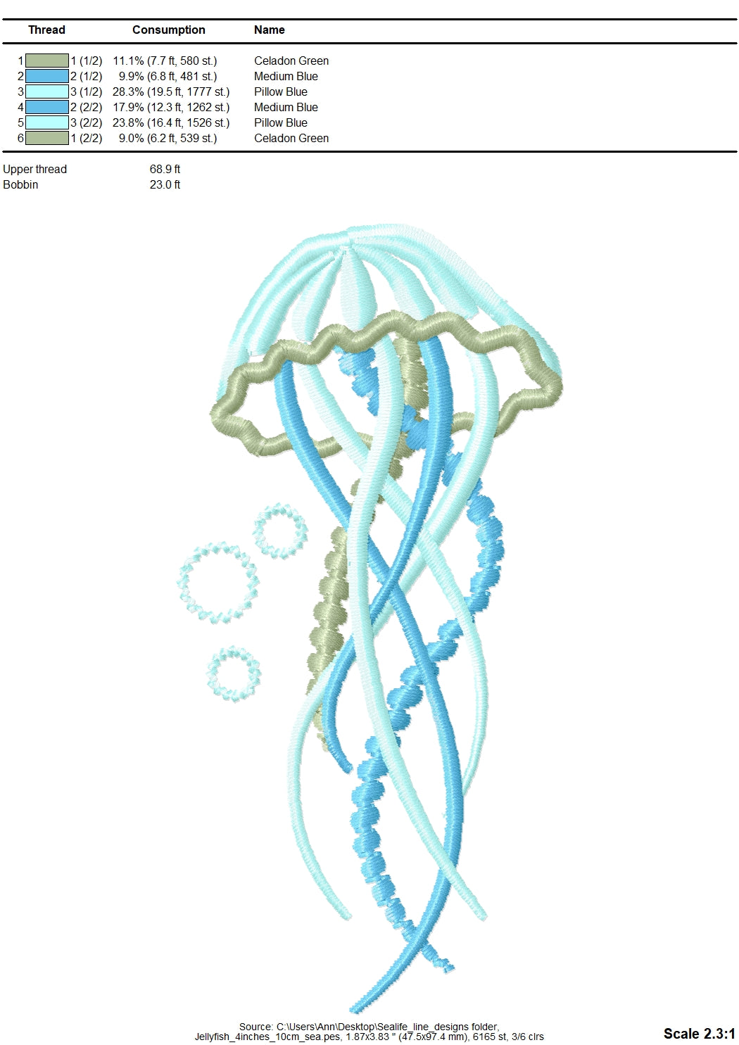 Sea Life Outline Set