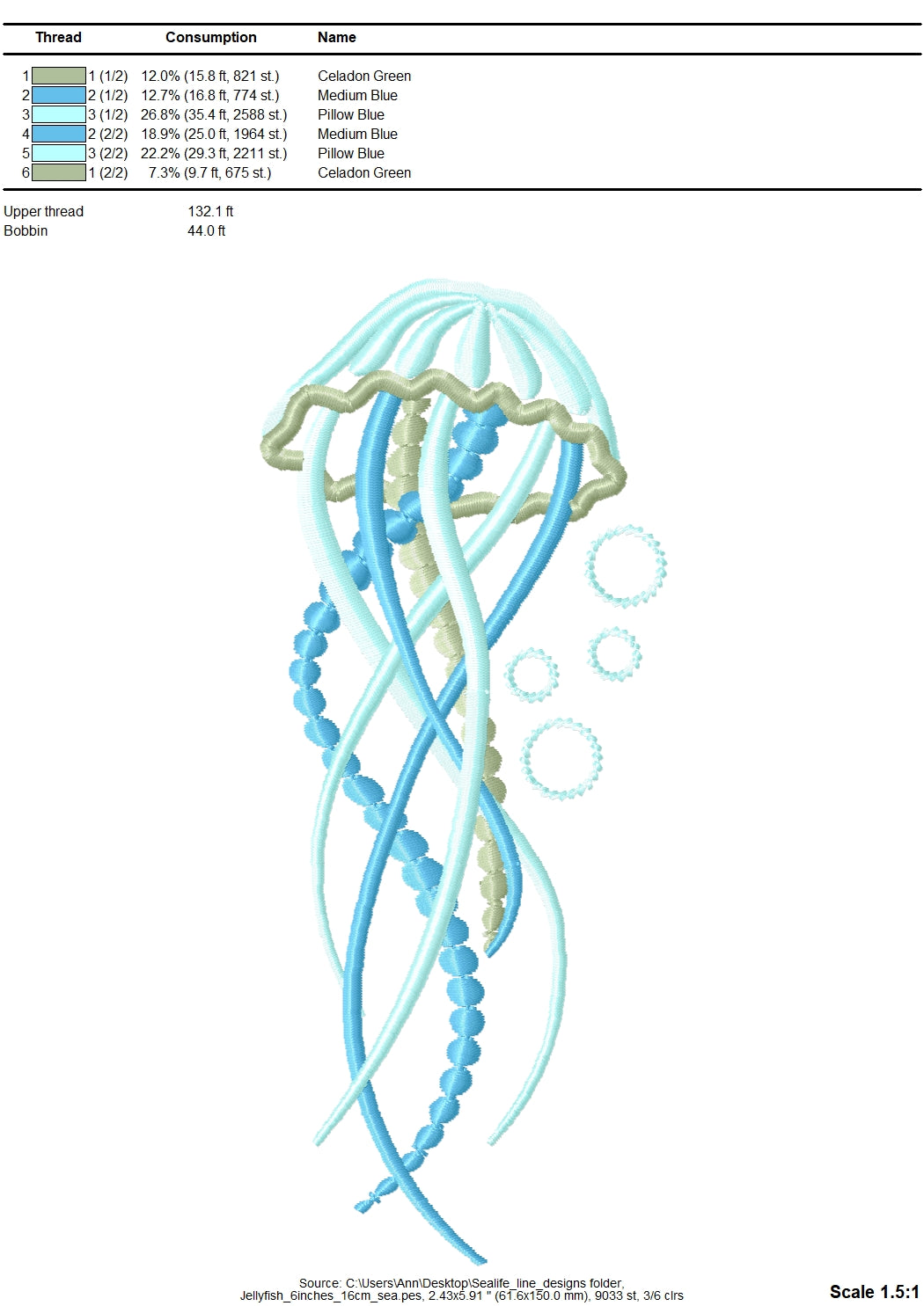 Sea Life Outline Set