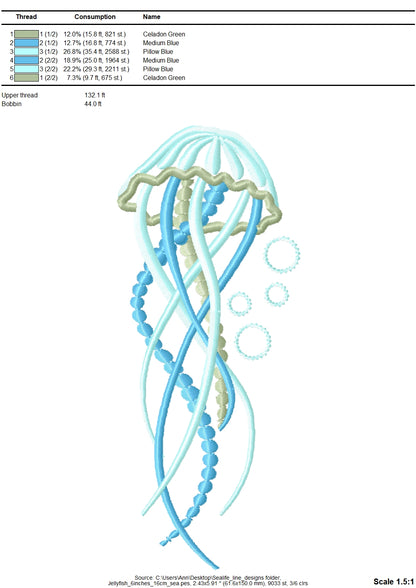 Sea Life Outline Set