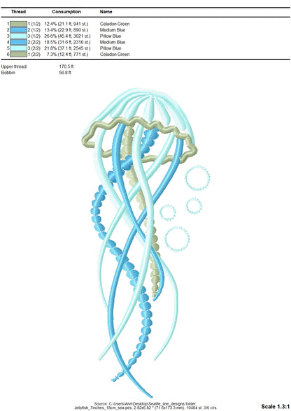 Sea Life Outline Set