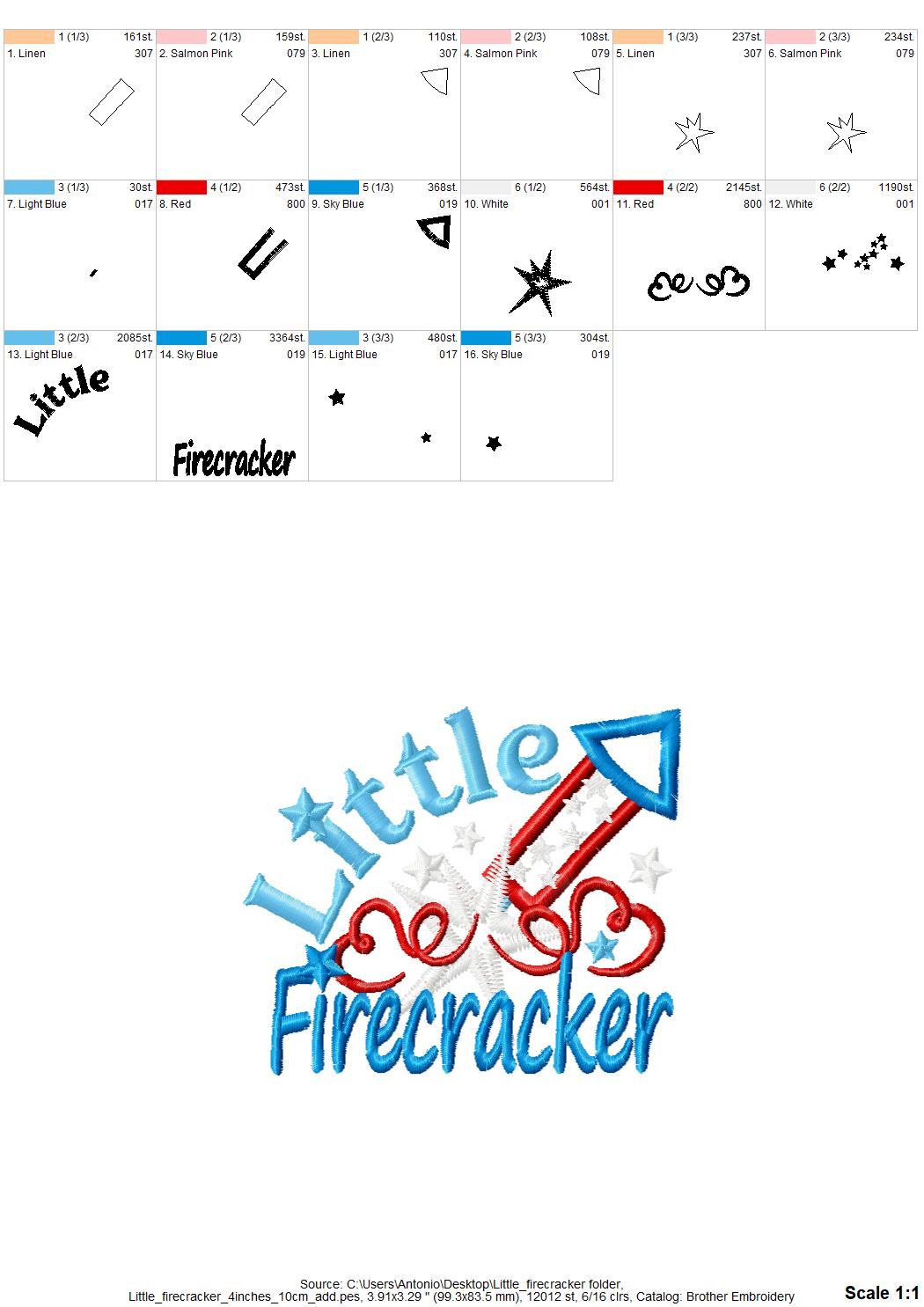 Little Firecracker Saying