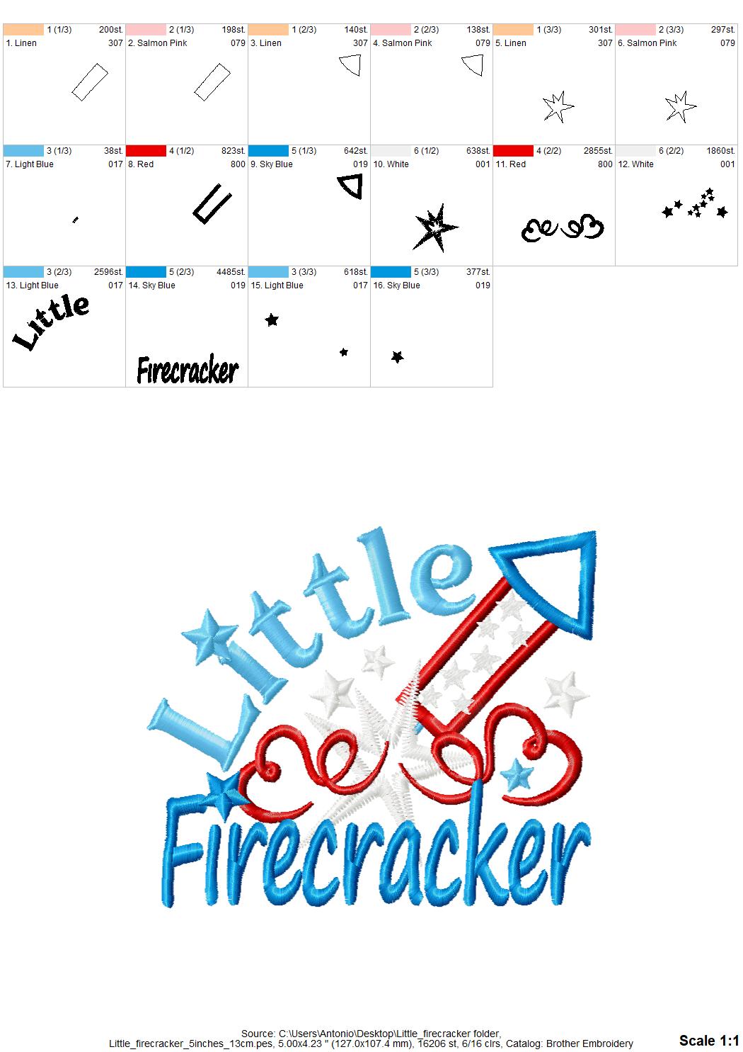 Little Firecracker Saying