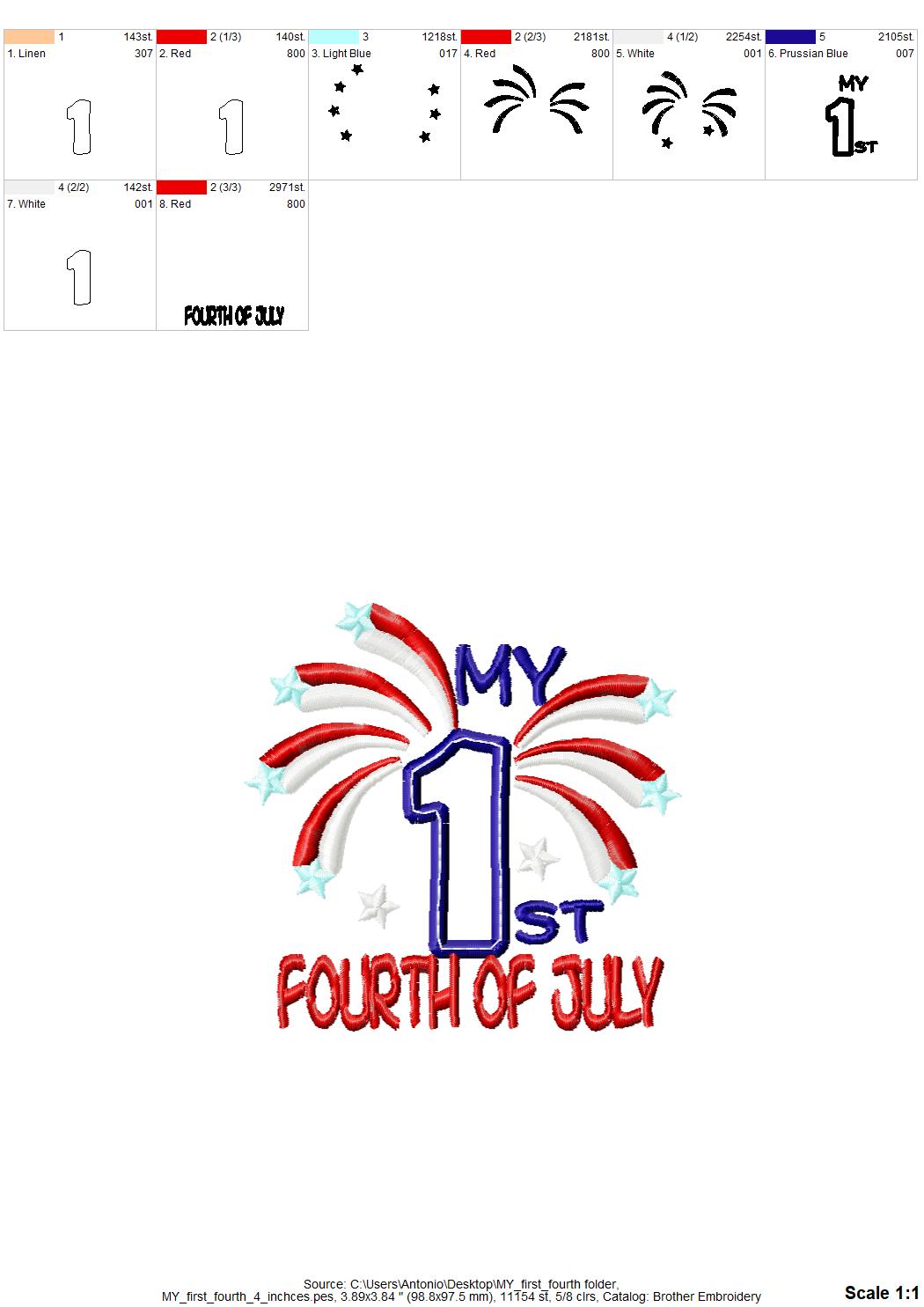 My first Fourth of July
