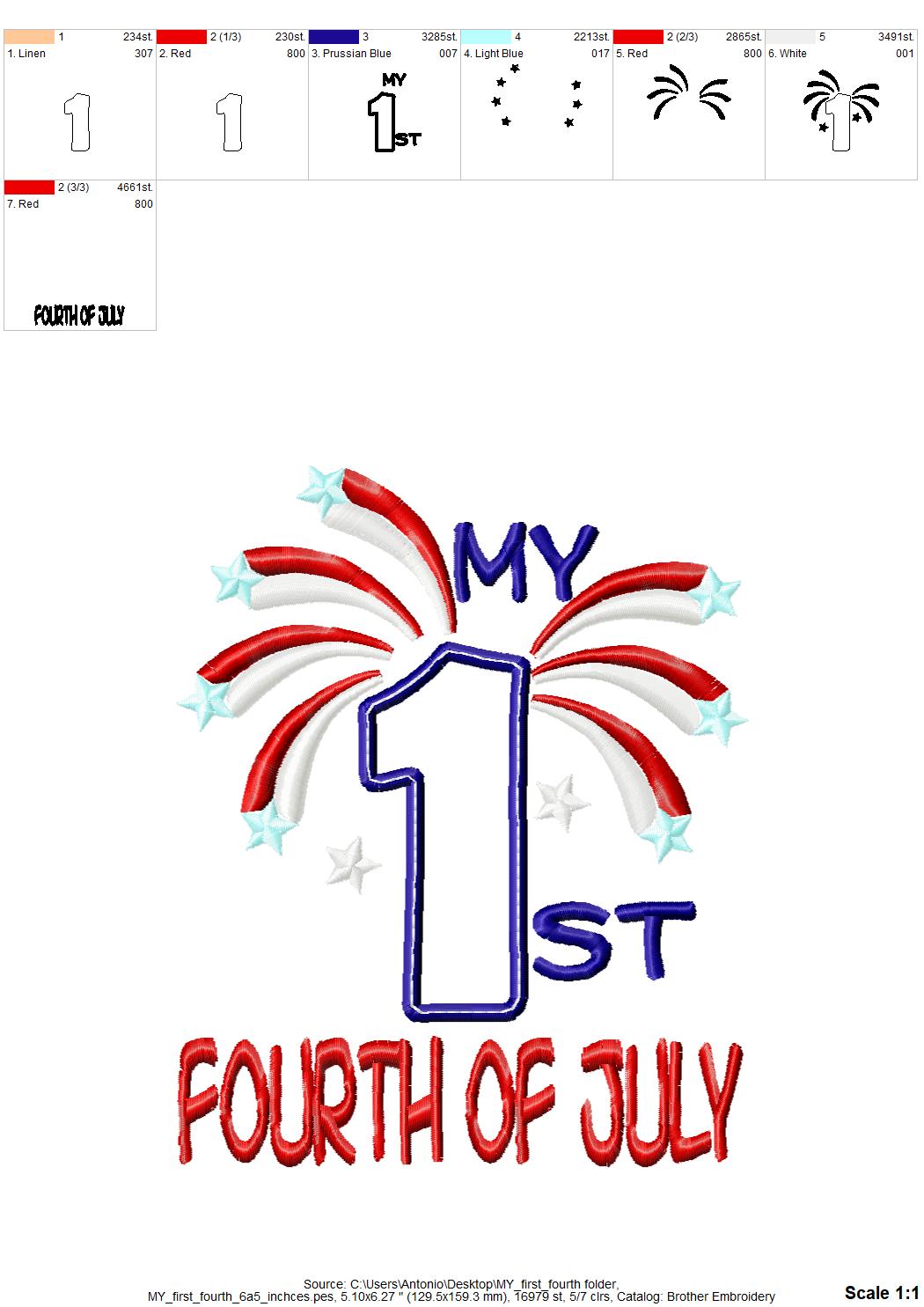 My first Fourth of July