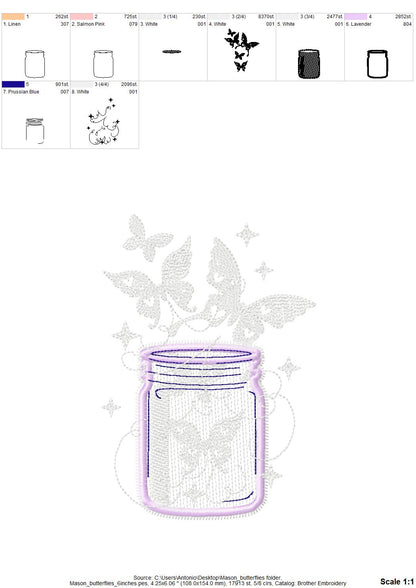 Magic Mason Jar and Butterflies