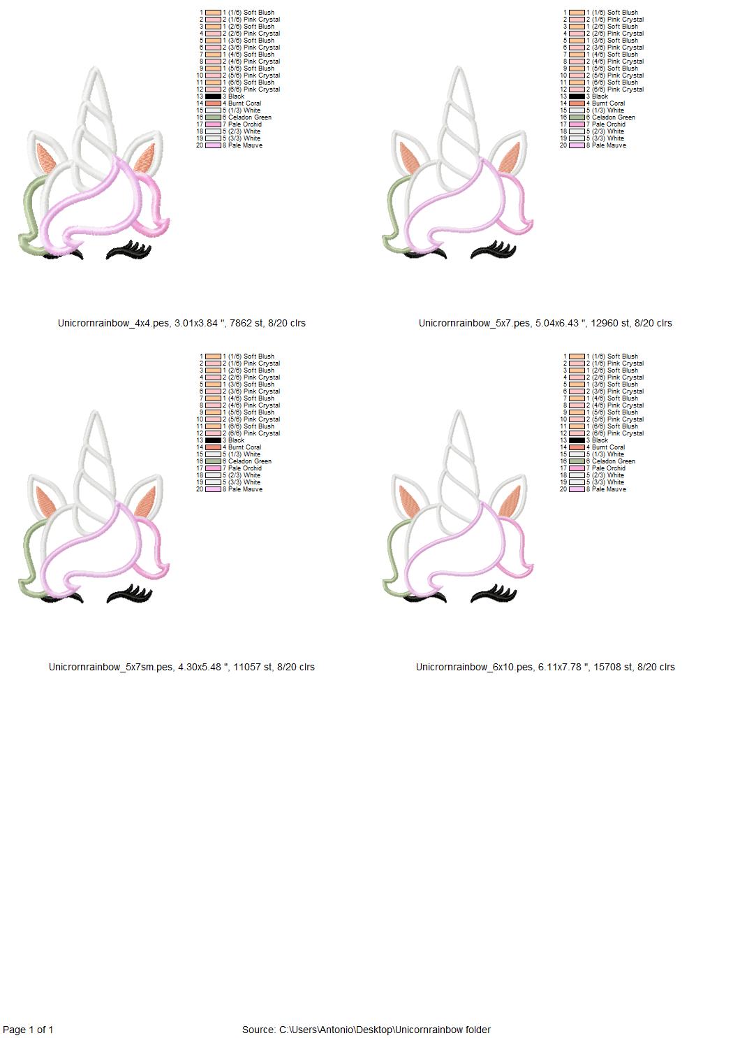 Pretty Unicorn Girl