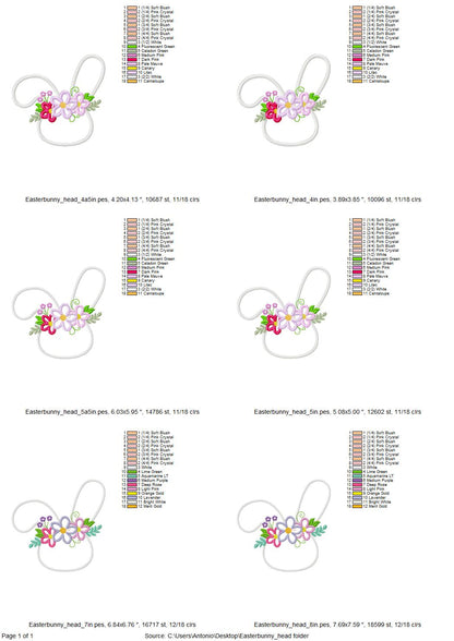 Easter Bunny Applique