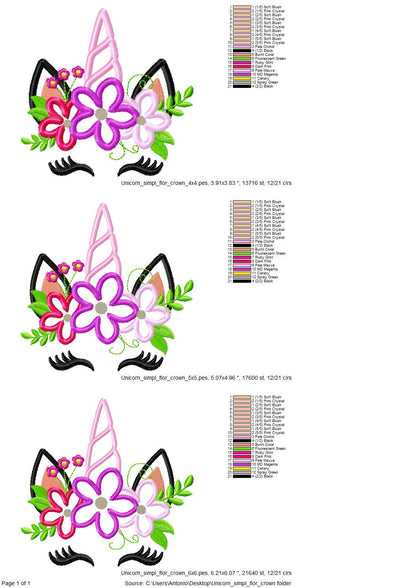 Floral Unicorn