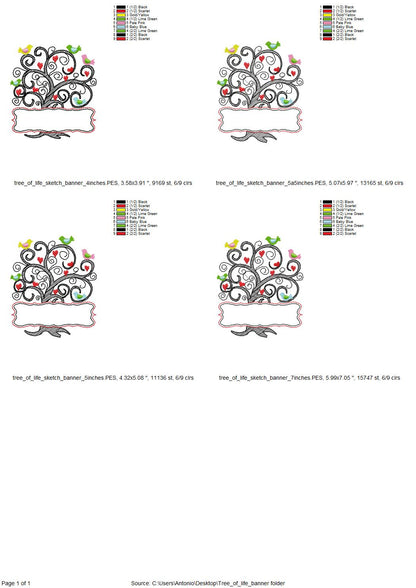 Family Tree and Font Set