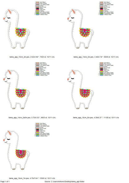 Little Llama Applique