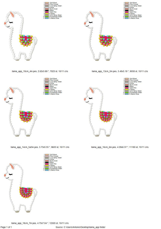 Little Llama Applique